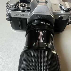 Canon AT-1 222157 Vintage Camera with Lens FD 100-300mm
